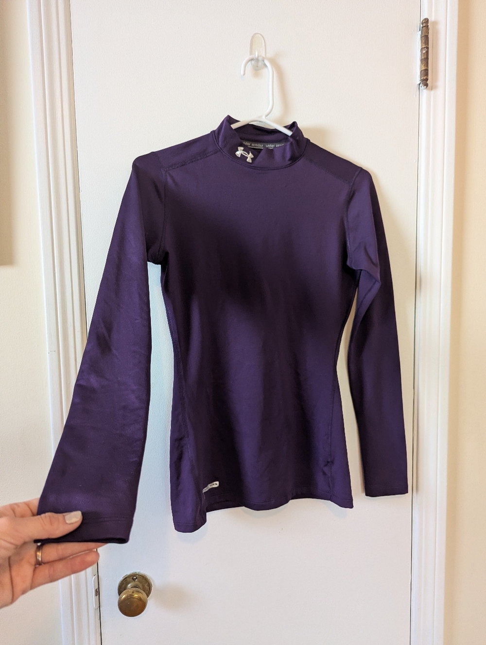Under Armour Long Sleeve Compression Top - Deep Purple